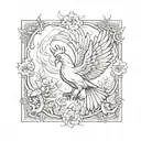 phoenix tattoo design idea