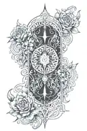 forearm sleeve spiritual awakening tattoo design idea