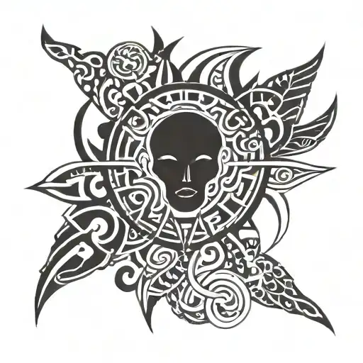 famille, LBG, courage, Adaptation tattoo design idea