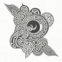 famille, LBG, courage, Adaptation tattoo design idea