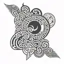 famille, LBG, courage, Adaptation tattoo design idea