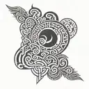 famille, LBG, courage, Adaptation tattoo design idea