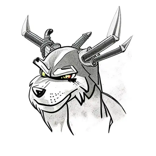 Witcher, Scooby doo and fallout 4 tattoo design idea