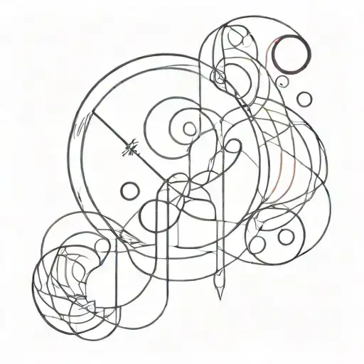 abstract popart design incorporating symbols tattoo design idea