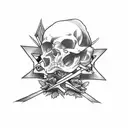 Italian mafia tattoo for left foot  tattoo design idea