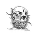 Italian mafia tattoo for left foot  tattoo design idea