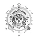 Jupiter tattoo design idea