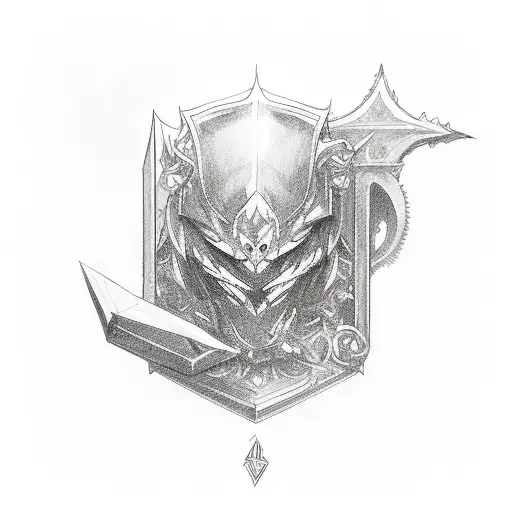  keyblade tattoo design idea