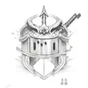  keyblade tattoo design idea