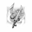  keyblade tattoo design idea