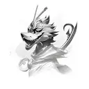  keyblade tattoo design idea