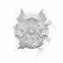 patrick name  tattoo design idea