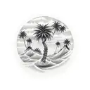 Palm Tree tattoo design idea