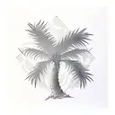 Palm Tree tattoo design idea