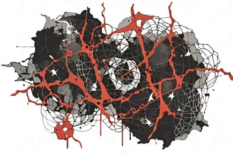 kintsugi, hereditary trait tattoo design idea