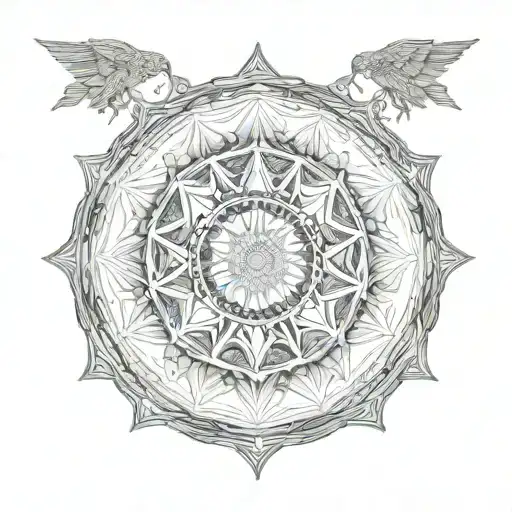 Lovecraft, mandala tattoo design idea