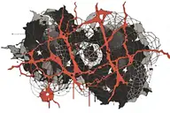 kintsugi, hereditary trait tattoo design idea