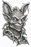 goblin tattoo design idea