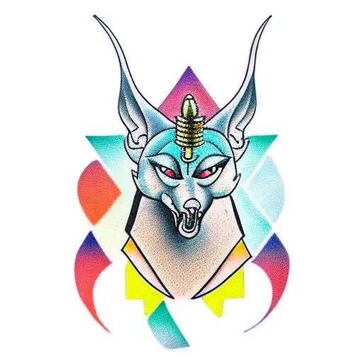 Anubis tattoo design idea