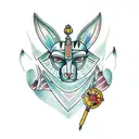 Anubis tattoo design idea