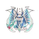 Anubis tattoo design idea