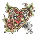Erika Heart 24-05-62 tattoo design idea