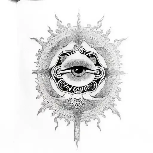Third Eye tattoo design idea