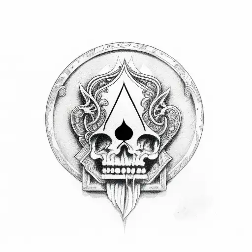Ace of Spades tattoo design idea