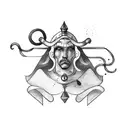 libra zodiac man tattoo design idea