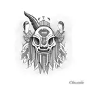 charrua natives of uruguay tattoo design idea