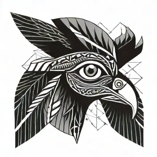 horus eyes tattoo design idea