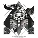 horus eyes tattoo design idea