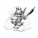 souris speedy gonzales badass tattoo design idea
