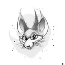 souris speedy gonzales badass tattoo design idea
