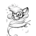 souris speedy gonzales tattoo design idea