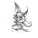 souris speedy gonzales tattoo design idea