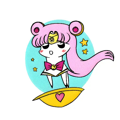 sailor moon tattoo design idea