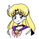 sailor moon tattoo design idea