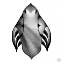 manta fish tattoo design idea