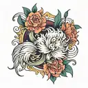 Rice tattoo design idea