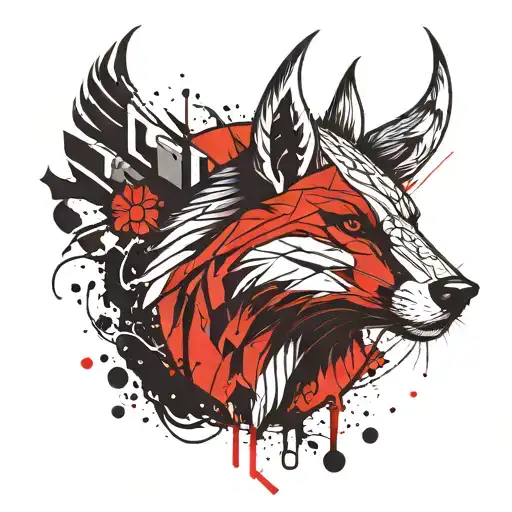 Forearm tattoo Nordic Viking runes totem animal european badger tattoo design idea