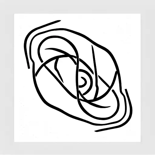 genetic double helix transforming in to a wave tattoo design idea