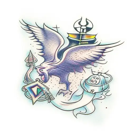 harry potter patronus tattoo design idea