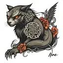 trust no one tattoo design idea