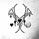 hippie 3 tattoo design idea