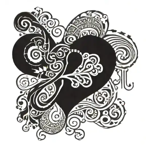 lock and key symbolizing your love tattoo design idea