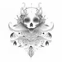 Sky's the Limit tattoo design idea