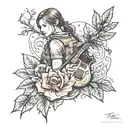  the last of us  tattoo design idea