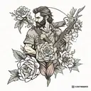  the last of us  tattoo design idea