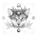 full sleeve, starts with Forrest, then mechanical, then space, incorporate symbolic items for 3 kids and wife tattoo design idea